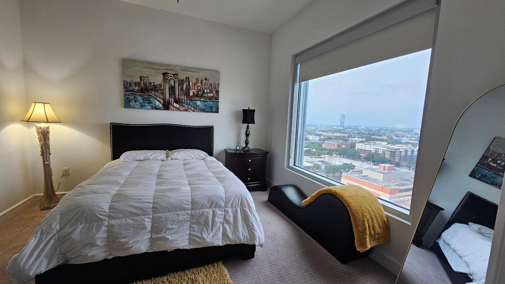 Ferienwohnung Luxury Highrise In Midtown - Skyline Views And Chic Decor Houston Exterior foto